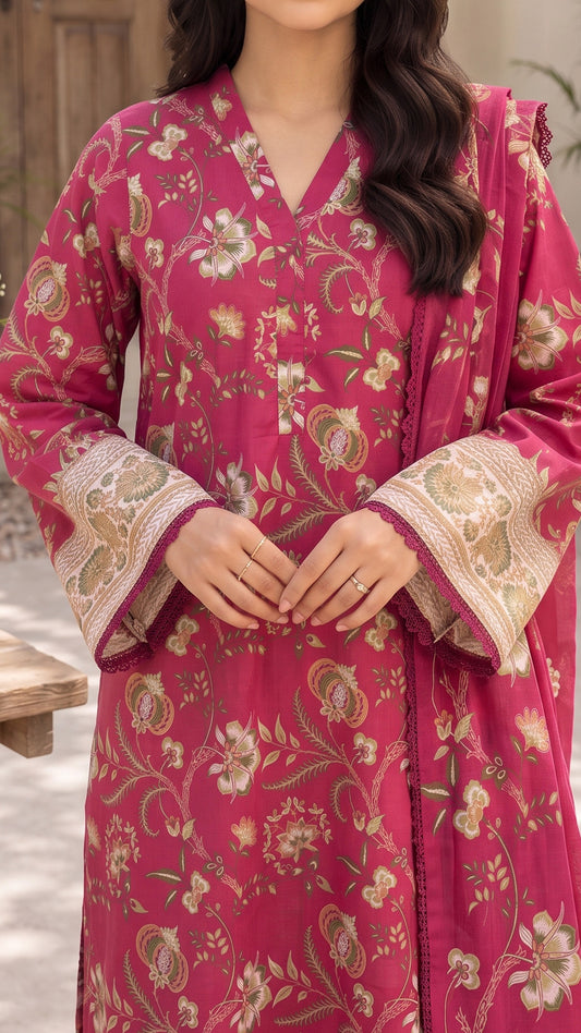 3 Piece-Printed Lawn-CLV14-05