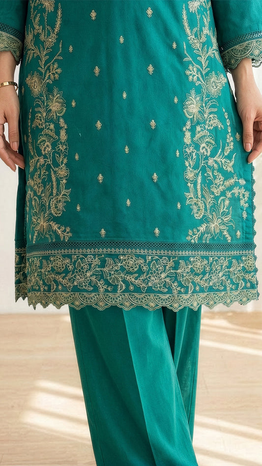 3 Piece - Embroidered Lawn Suit EMB-V13-01