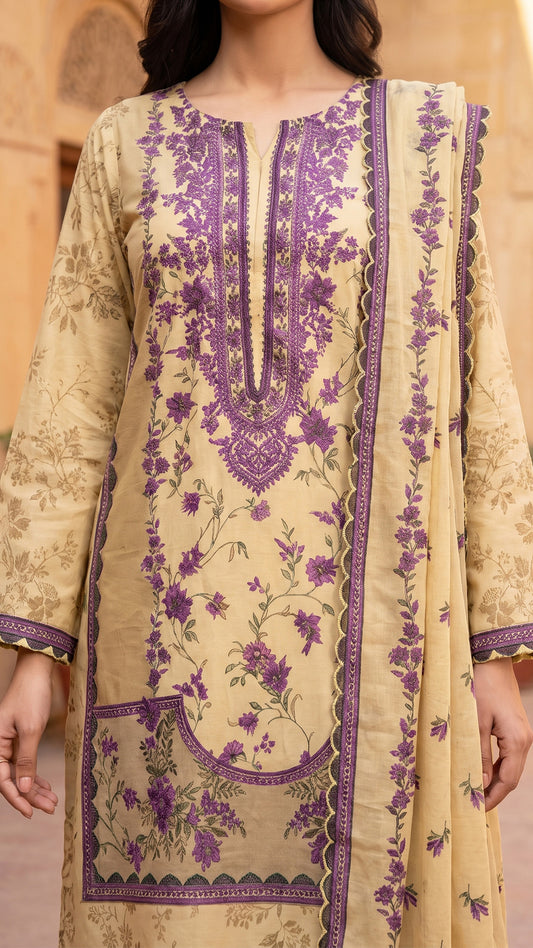 3 Piece-Printed Lawn-SGV16-01