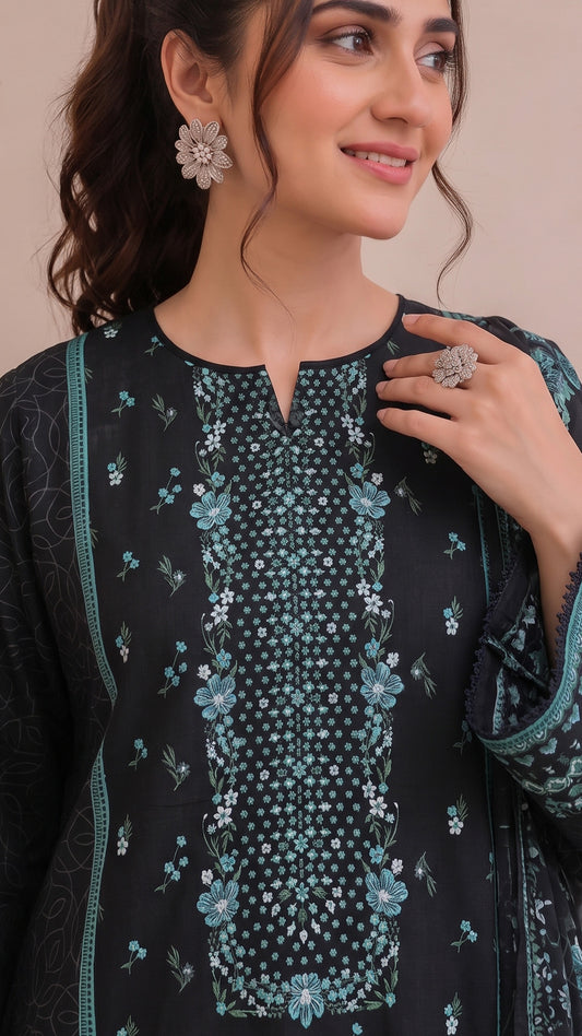 3 Piece-Printed Lawn-CLV15-01