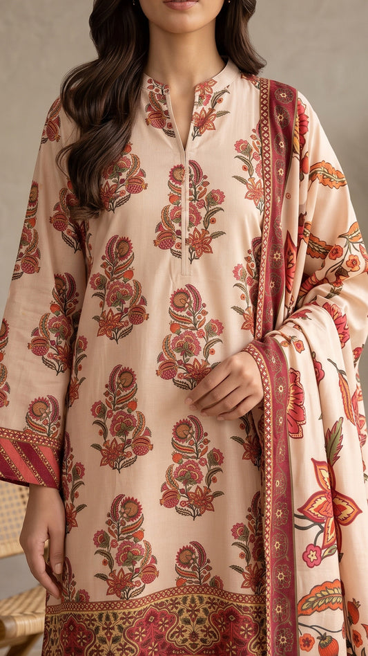 3 Piece | Cotail Digital Print | SGV18-03