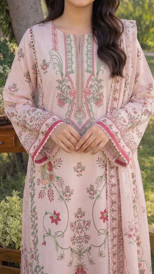 3 Piece-Printed Lawn-CLV14-02