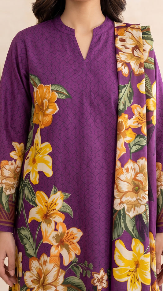 PRINTED ARABIC LINEN-CLV19-08