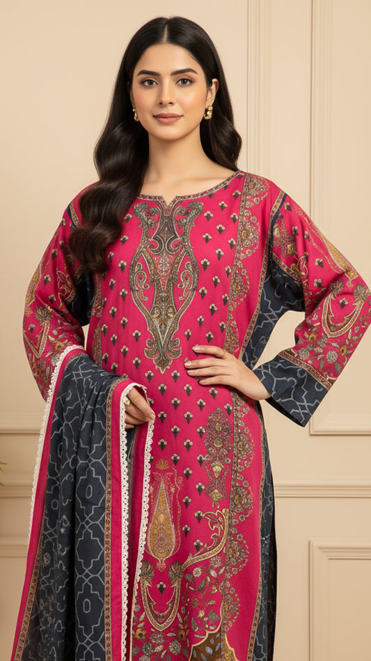 3-Piece Printed Viscose CL-V10-06