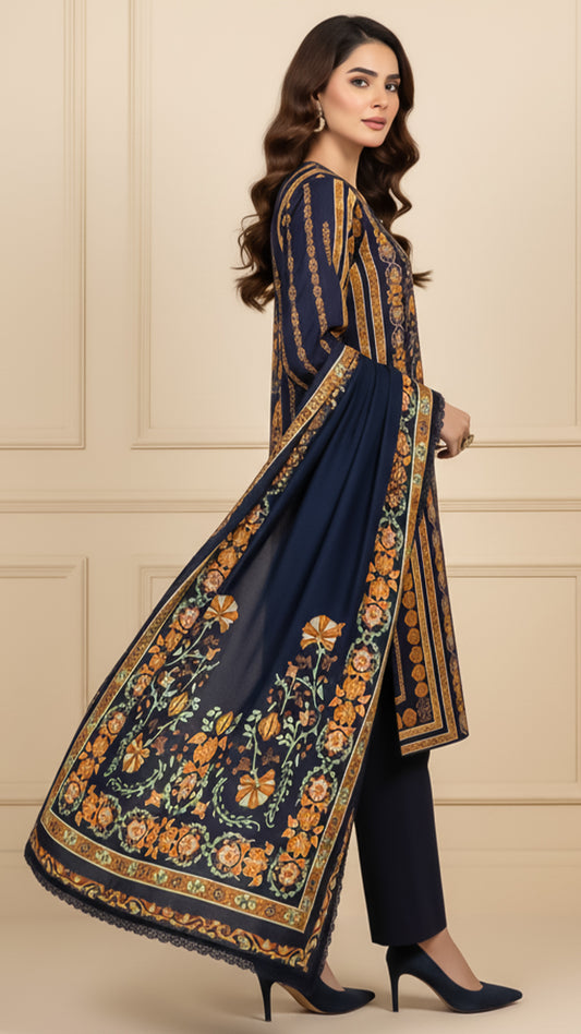 PRINTED ARABIC LINEN-CLV9-11