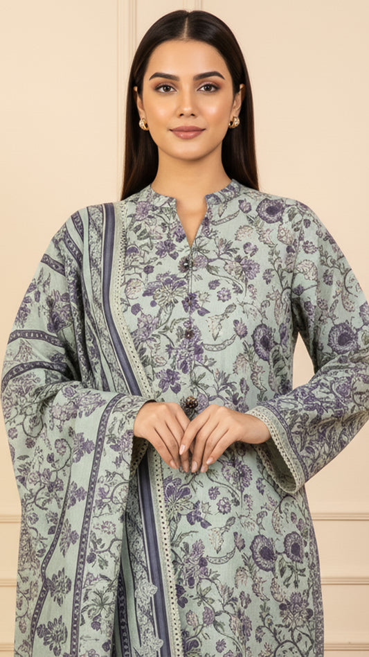 3-Piece Printed Viscose CL-V10-09