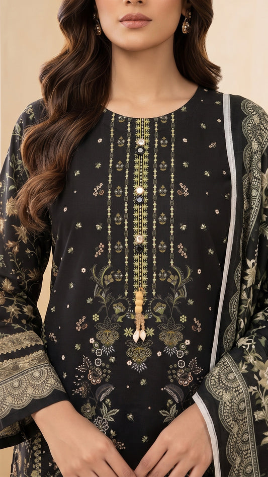 PRINTED ARABIC LINEN-CLV19-06