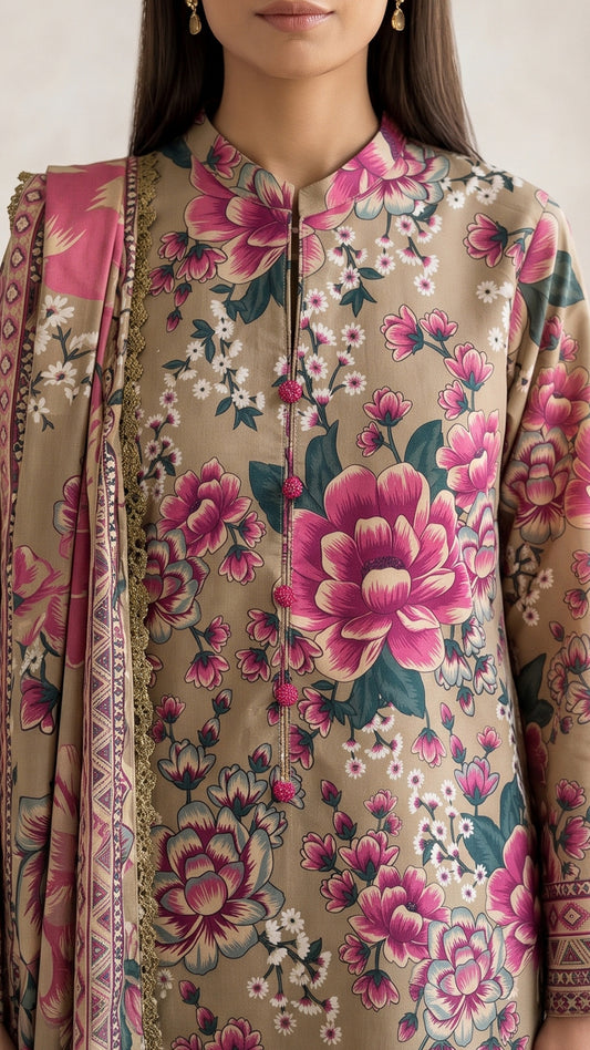 PRINTED ARABIC LINEN-CLV19-01