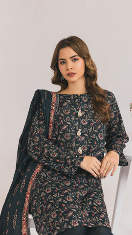 Khaddar Printed Suit- SGV3-05