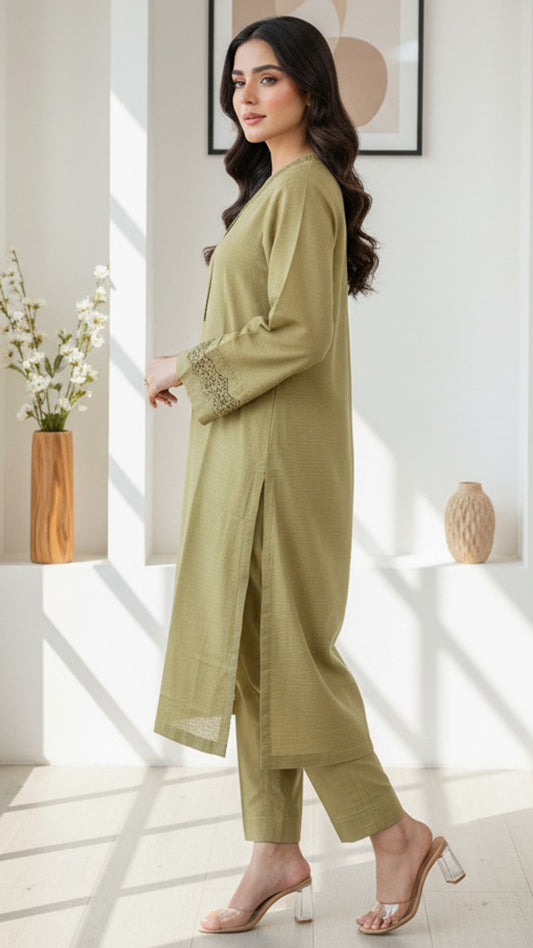 Solid Khaddar Shirt - RTW - PV10-02
