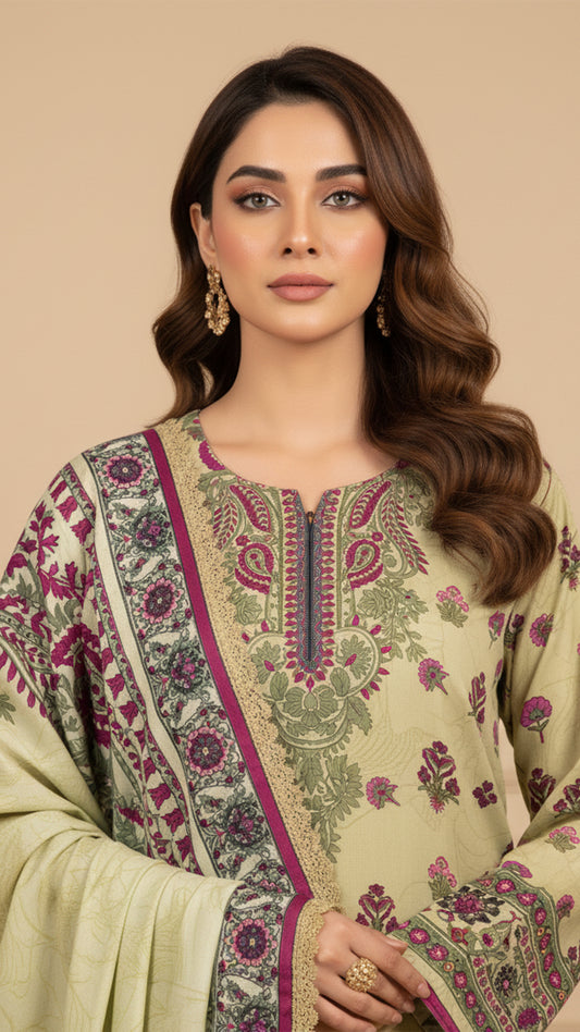 3-Piece Printed Viscose CL-V10-10