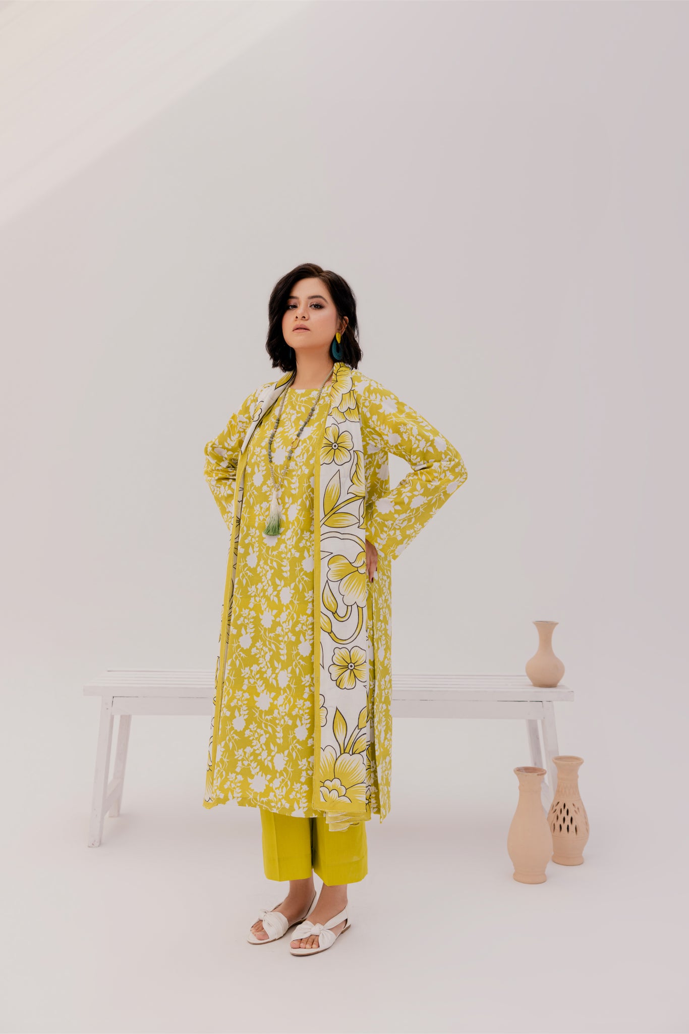 3 PC-Printed Lawn Suit DYV1-1